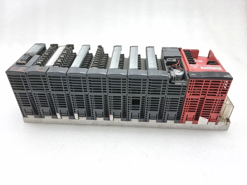 MITSUBISHI Q62P, Q00CPU, 6PCS QX40, Q68AD, QJ71C24N, Q38B-E Q SERIES PLC SET